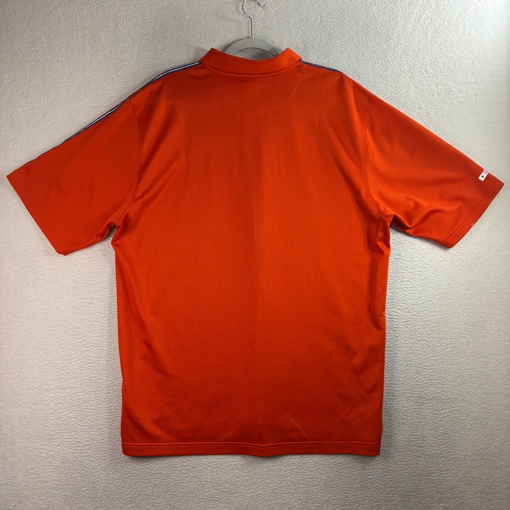 Vintage Nike Clemson Tiger Polo Shirt Men XL Orange Pearl College Preppy 90s Y2K - Picture 3 of 9